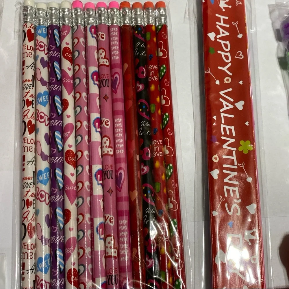 120 Piece Assorted Valentines Day Party Favors